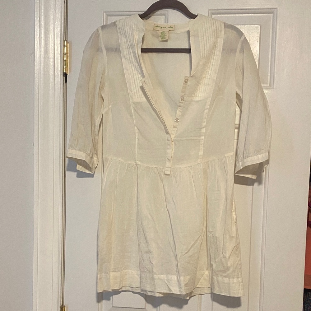 Staring at Stars Cream Coverup Tunic